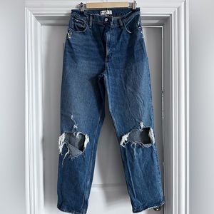 Curve Love 90s Ultra High Rise Distressed Jean